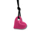 Silicone chew pendant - heart