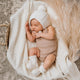 Ivory merino wool bonnet & booties